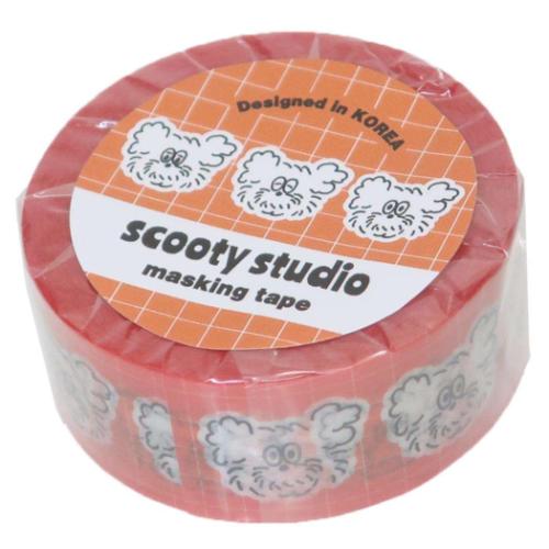 楽天市場】18mmマステ マスキングテープ scooty studio Michael face