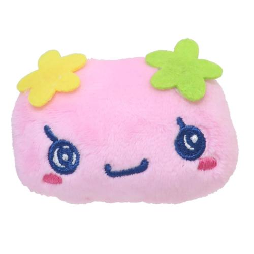 マスコット たまごっち プチっとバッジ ふらわっち バンダイ ぬいぐるみバッジ メール便可 マシュマロポップ画像