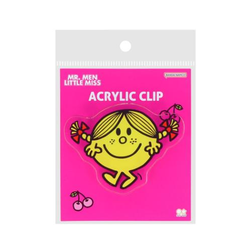 【楽天市場】クリップ ミスターメン＆リトルミス アクリルクリップ M＆L リトルミス サンシャイン サンスター文具 事務用品 メール便可