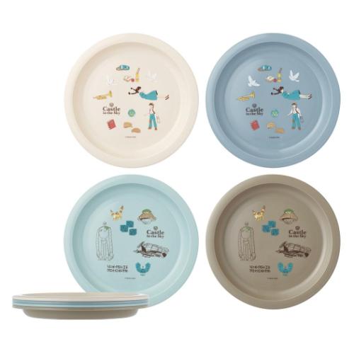 中皿 天空の城ラピュタ プレート4Pセット スタジオジブリ スケーター ランチ マシュマロポップ画像