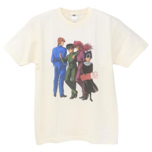 Tシャツ 幽遊白書 T-SHIRTS 集合　ロゴ 少年ジャンプ スモールプラネット 半袖 コレクション雑貨 プレゼント アニメメール便可 マシュマロポップ画像