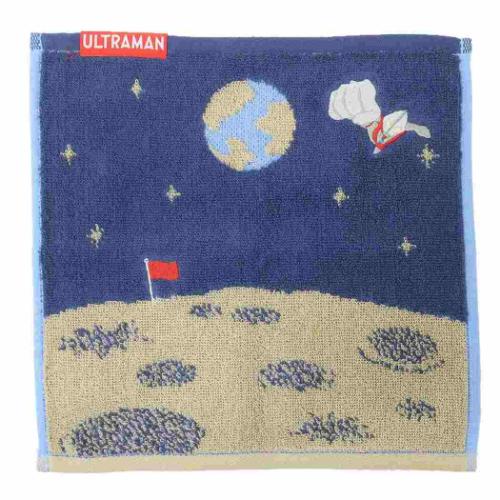 ハンカチタオル ウルトラマン ミニタオル 宇宙を守るヒーロー 特撮ヒーロー バンダイ 汗拭きタオル メール便可 マシュマロポップ画像