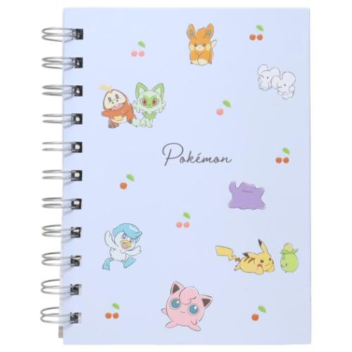 ポケモン　リングノート　ピカチュウ　イーブイ 楽天市場】ポケットモンスター A6Wリングノート集合 ピカチュウ