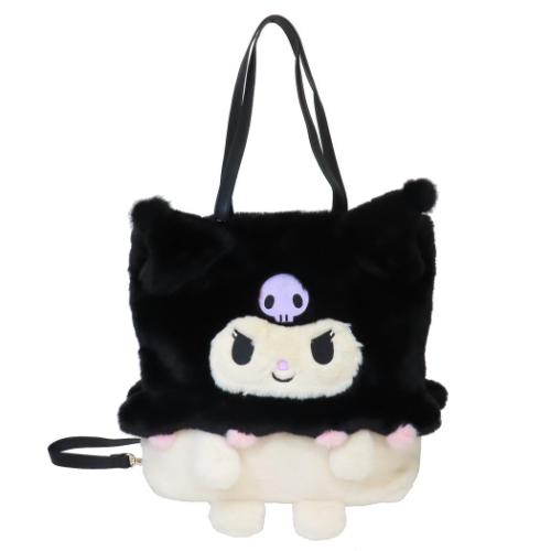 【ポイント10倍 & クーポン！】トートバッグ クロミ IP.トールcryptid.サンリオ-A ぬいぐるみトート サンリオ ルートート 大きめ リュックサック 肩掛け 2way マシュマロポップ