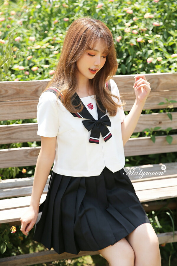 セーラー服 半袖 女子高生 制服 セット Jk コスプレ 学生服 コスプレ衣装 ブラック 黒 春 夏 ミニスカ プリーツスカート 高校生 可愛いコスプレ レディース 大人 女性 コスチューム 彩月堂 8814 Rvcconst Com