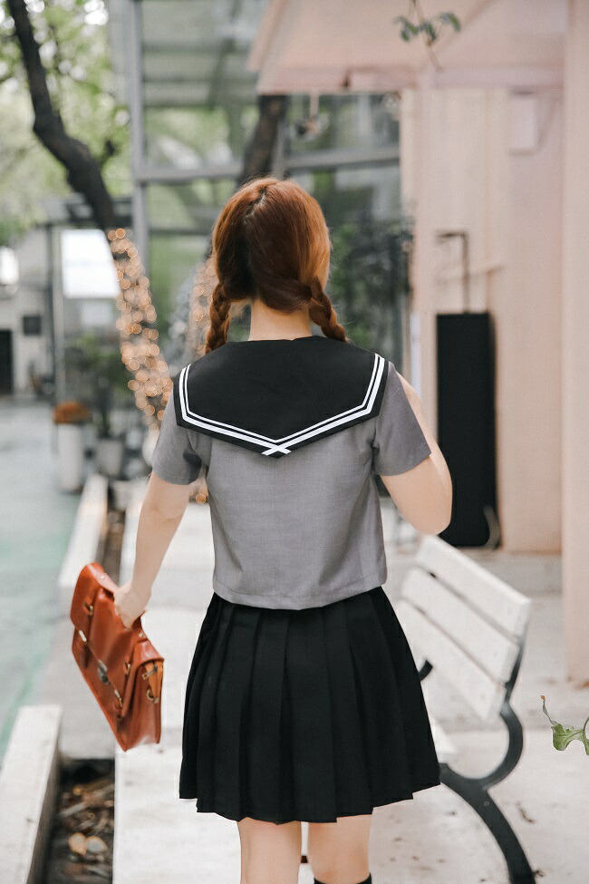 最も 半袖 女子高生 制服 セットjk コスプレ リボン コスプレ衣装 グレー 灰色 柄 夏服 ミニスカ 学生服 余興 プリーツスカート 私立 高校生 可愛いコスプレ レディース コスチューム Cmdb Md
