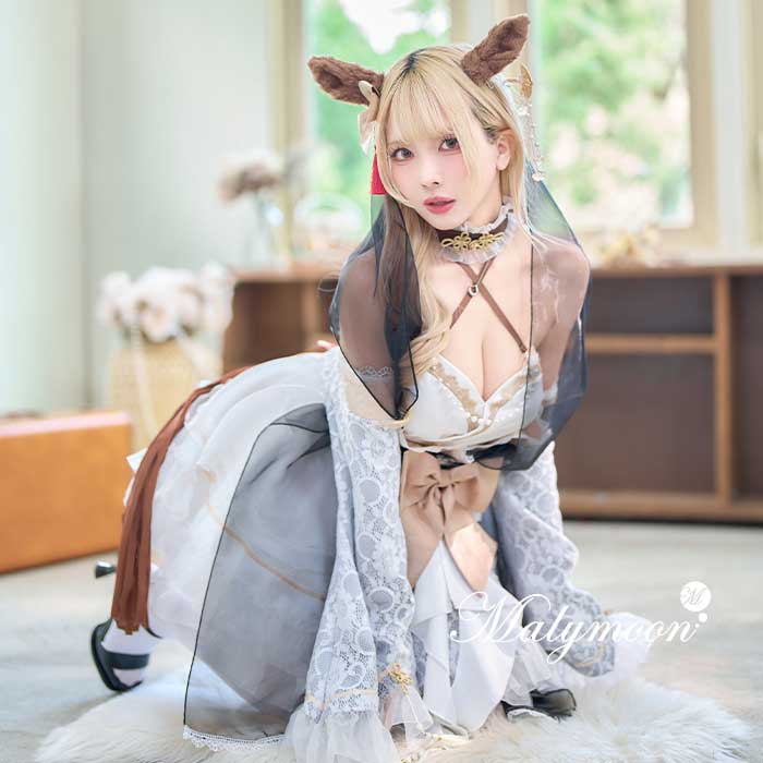 [正規品]【予約-6月下旬頃より順次発送予定】ハロウィン コスプレ 仮装 新年 午年 馬 干支 アニマル お正月 和服 和装 コスチューム 衣装 レディース 大人 女性 セット 一式 malymoon マリームーン【CS25179】
