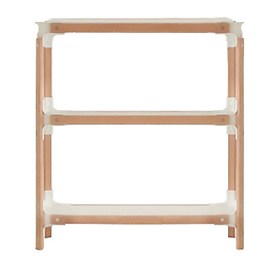 シェルフ STEELWOOD SHELVING SYSTEM スチールウッド シェルビングシステム W920xD400xH930 ニ段×一列 LB1110/1111 受注生産品mmis 新生活 インテリア|mmis エムエムインテリアスペース