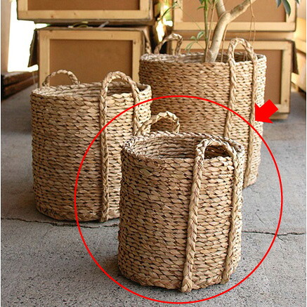 鉢カバー ポットカバー【Lush Basket B9260 懸崖8号鉢用】mmis 新生活 インテリア｜mmis エムエムインテリアスペース