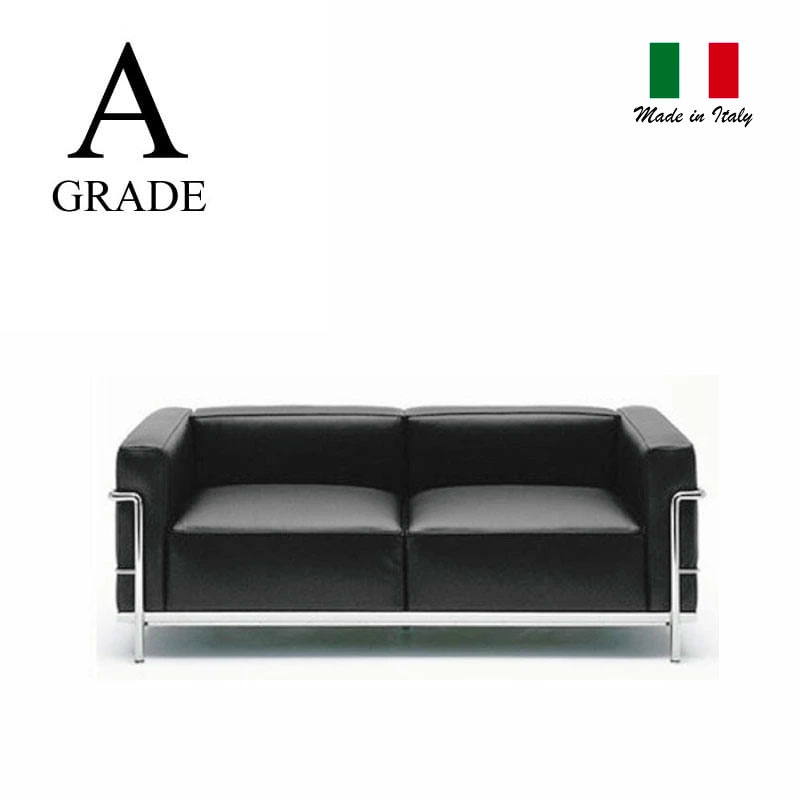 楽天市場】ル・コルビジェ LC2 1人掛けソファ Aグレード革本革