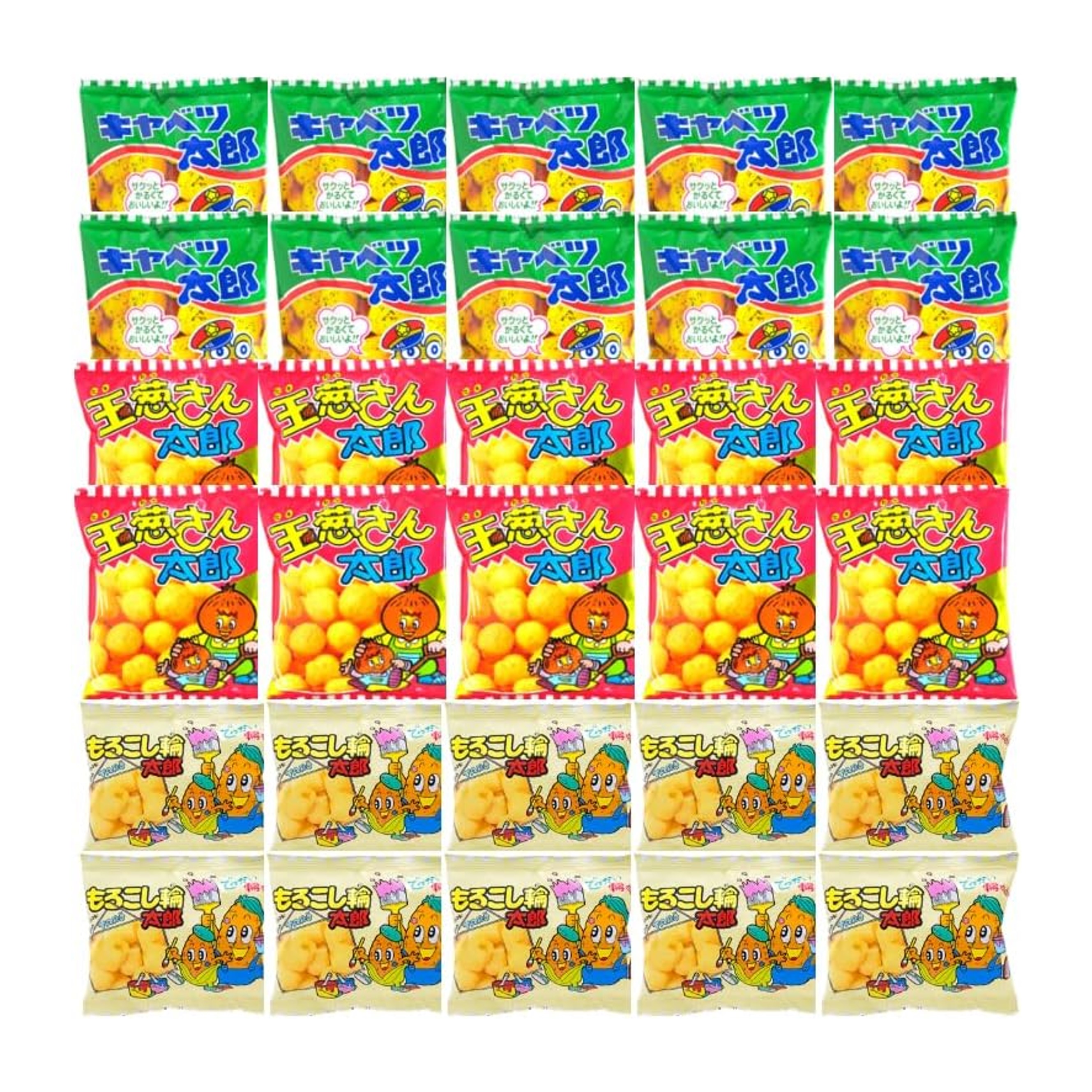 楽天市場】菓道 キャベツ太郎 玉葱さん太郎 もろこし輪太郎 (各