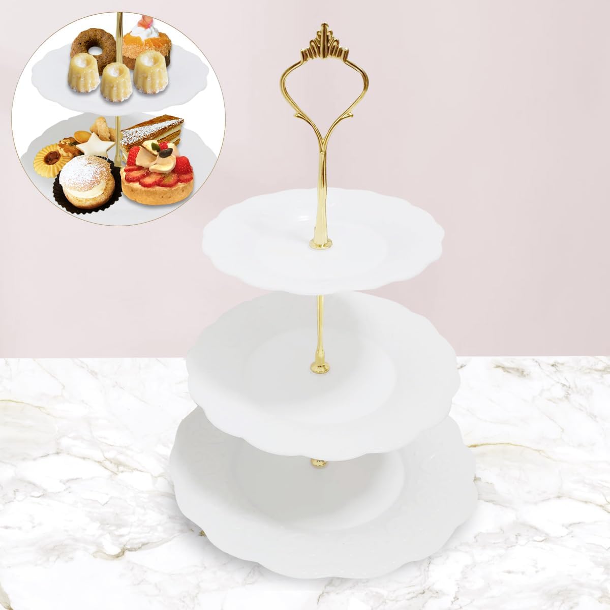 Kakkuvati ケーキスタンド 315mm クリア Hb422f9ea1e224f6bbf0e3a4113ec1