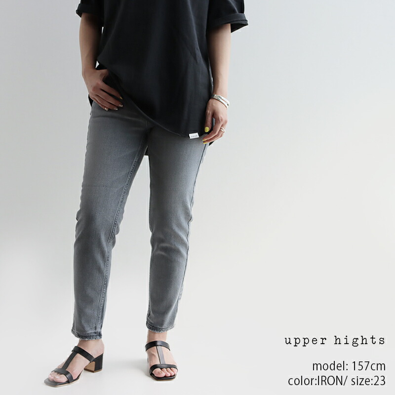 upper hights アッパーハイツ　THE LADY ミッドライズテーパードデニム 13M279-MNK/139279-STL/13M279-MBL/13G279-ETN/139279-IRN/13M279-SPA/13927902IRN【RCP】