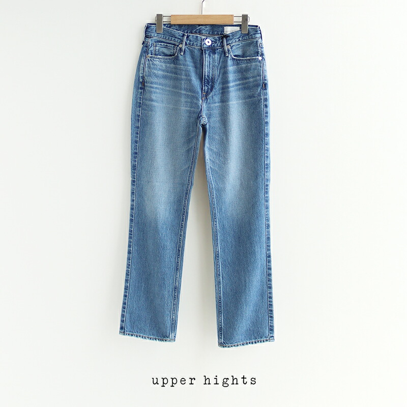 ＼Wonderland／【期間限定 10％OFF】upper hights アッパーハイツ　THE ELISA ミドルライズノンストレッチデニム 820309202MZU【RCP】2025AW ボトムス パンツ デニム