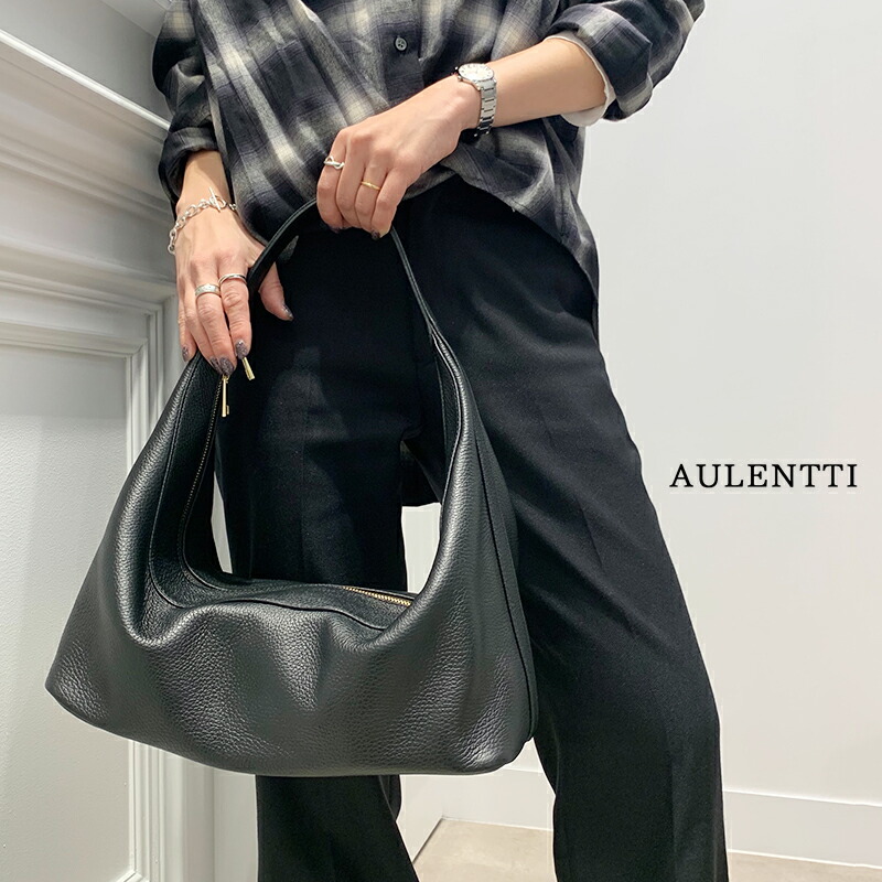 ＼Wonderland／【期間限定 10％OFF】AULENTTI オウレンティ　ワンハンドルバッグ SS25-Y124【RCP】 2025SS お出掛け インポート ショルダーバッグ