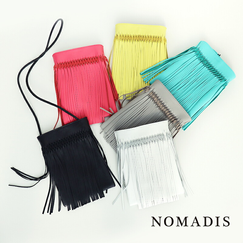 \Wonderland/【期間限定 10%OFF】NOMADIS ノマディス DANCE フリンジ ショルダーバッグ 23SS-N21-00【RCP】