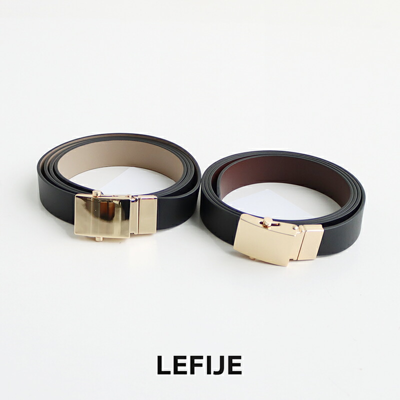 LEFIJE レフィエ　TRESOR リバーシブルガチャベルト M5187A RVS【RCP】2025AW