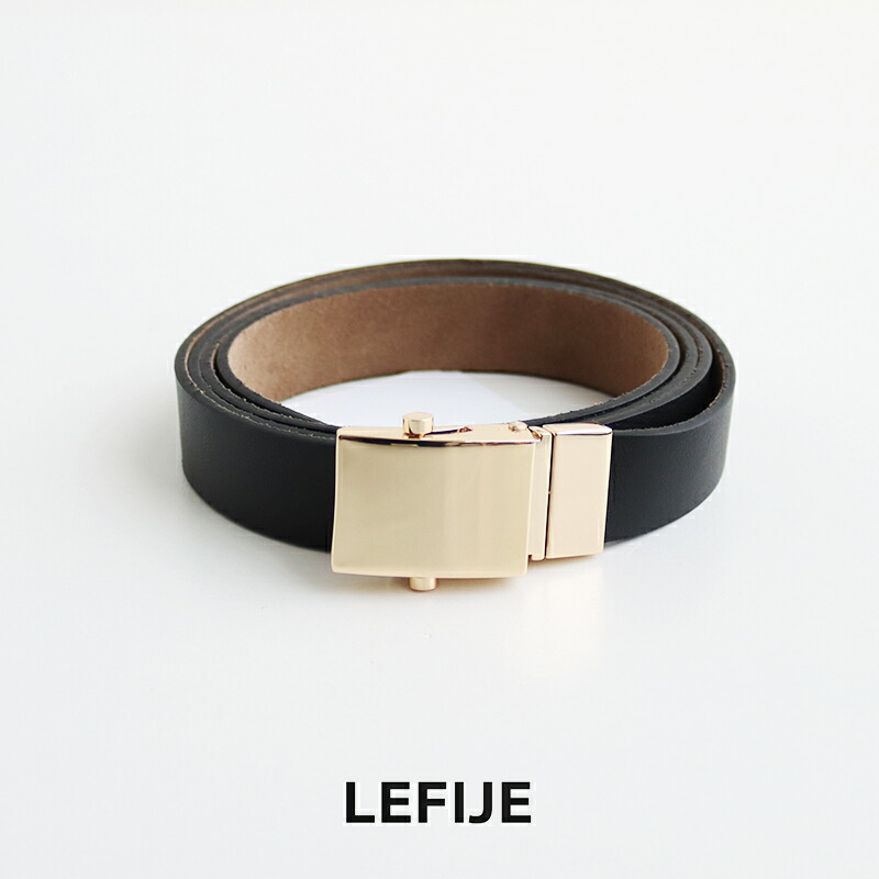 LEFIJE レフィエ　TRESOR*ALASKA リバーシブルガチャベルト M5187C RVS【RCP】2025AW