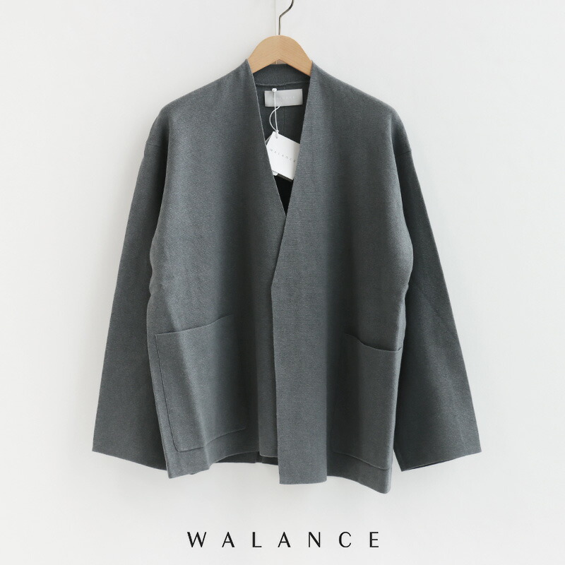 ＼Calne to Calera SALE／【50％OFF】WALANCE ワランス　hemp cotton knit jacket ヘンプコットンニットジャケット 3231-011【RCP】｜Mmn　エムエムエヌ 15,659円