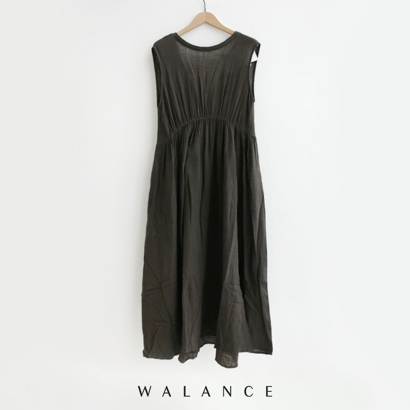 \Calne to Calera SALE/【50%OFF】WALANCE ワランス cotton nep flare dress コットンネップフレアドレス 3231-103【RCP】|Mmn エムエムエヌ