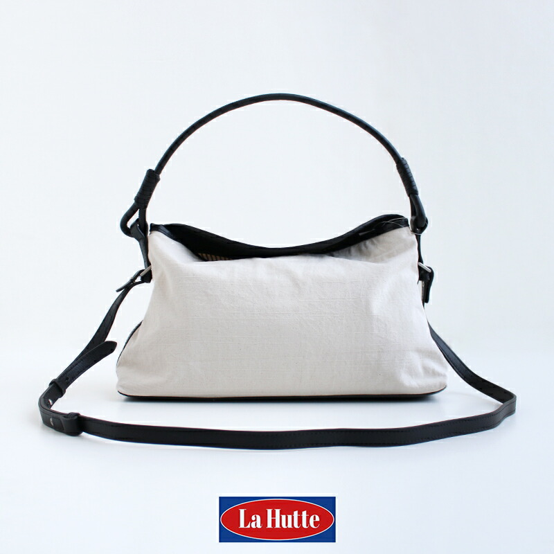 ＼Wonderland／【期間限定 10％OFF】La Hutte ラ ユット キャンバス2wayバッグ BAG-2E【RCP】ショルダーバッグ ハンドバッグ