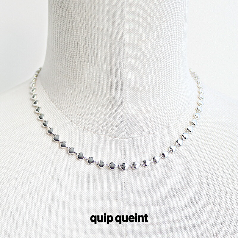 【最終価格】quip queint ネックレス quip queint（クイップクエイント） ネックレス retangle chain choker