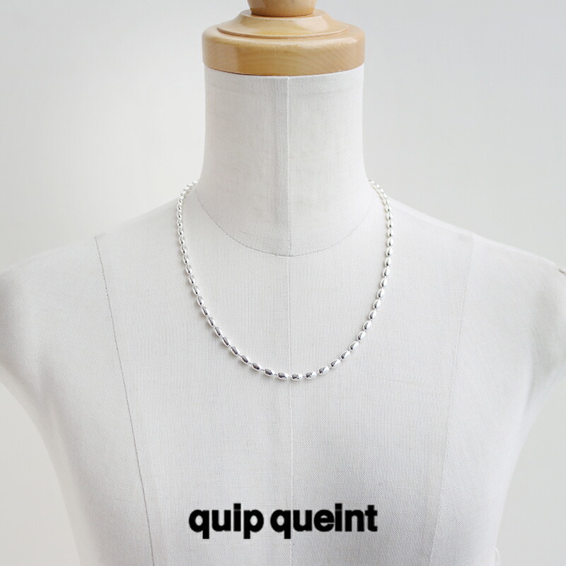 楽天市場】quip queint クイップクエイント rectangle chain necklace