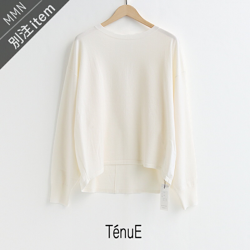 TENUE×MMN【別注品目】 テニュイ クルーネックニット 25060104-B 【RCP】2025AW トップス