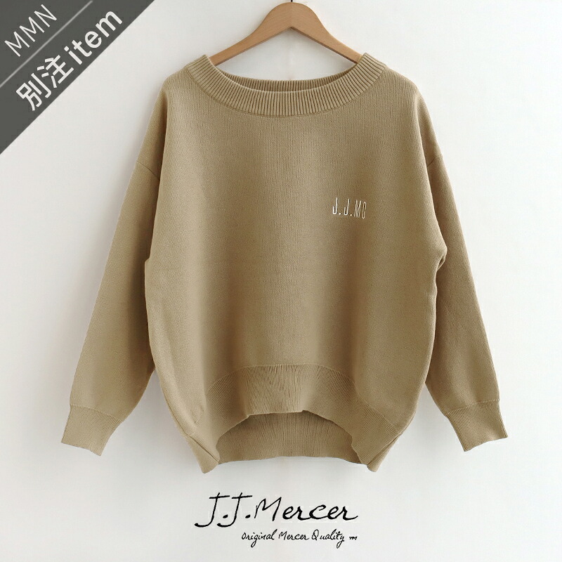 J.J.Mercer×MMN【別注アイテム】 ジェイジェイマーサー　クルーネックプルオーバー　JJM-26SEW201-B【RCP】2026SS ニット