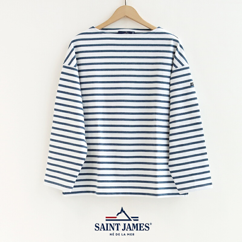 ＼Wonderland／【期間限定 10％OFF】SAINT JAMES セントジェームス　ウエッソンルーズレディース(ボーダー) 20JC OUES LOOSE【RCP】トップス Tシャツ カットソー ドロップショルダー