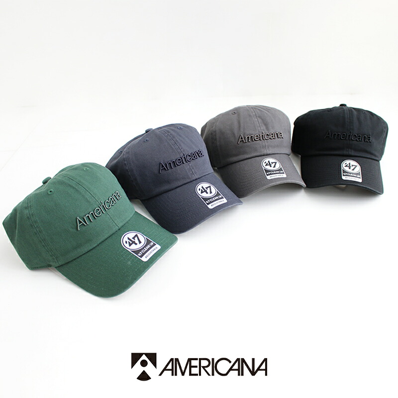 ＼Wonderland／【期間限定 10％OFF】AMERICANA アメリカーナ　AMERICANA CAP　AMERICANAキャップ　 FC-021【RCP】2025SS　帽子　ロゴ　刺繍