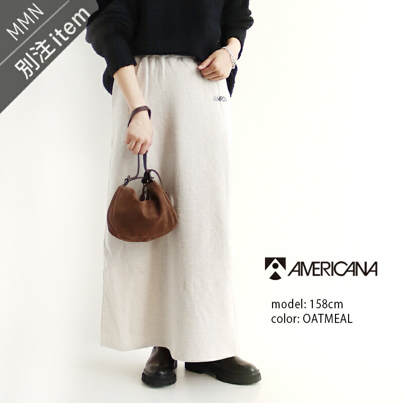 楽天市場】AMERICANA×MMN【別注アイテム】 アメリカーナ 裏毛ロゴ