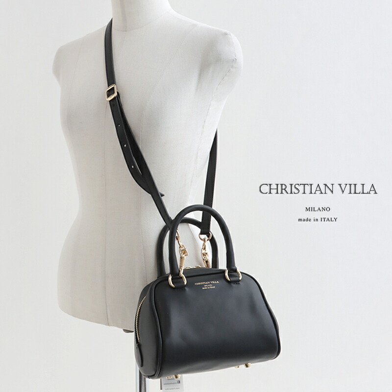 楽天市場】CHRISTIAN VILLA クリスチャンヴィラ 2Wayミニボストン