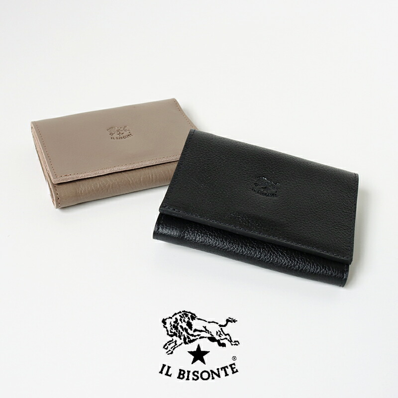 IL BISONTE イルビゾンテ トリフォルドウォレット 54252-3-13241【RCP】 雑貨 小物 なめし革 差し上げ物