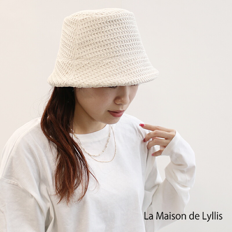 ＼Wonderland／【期間限定 10％OFF】La Maison de Lyllis ラ メゾン ド リリス　BELL バケットハット 2241002【RCP】