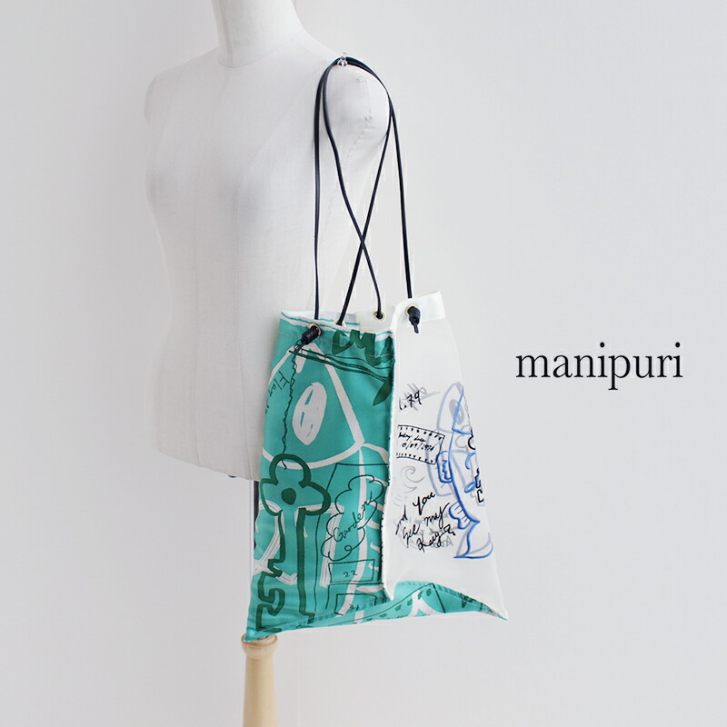 楽天市場】manipuri マニプリ オーガンジー×シルクトートL イン