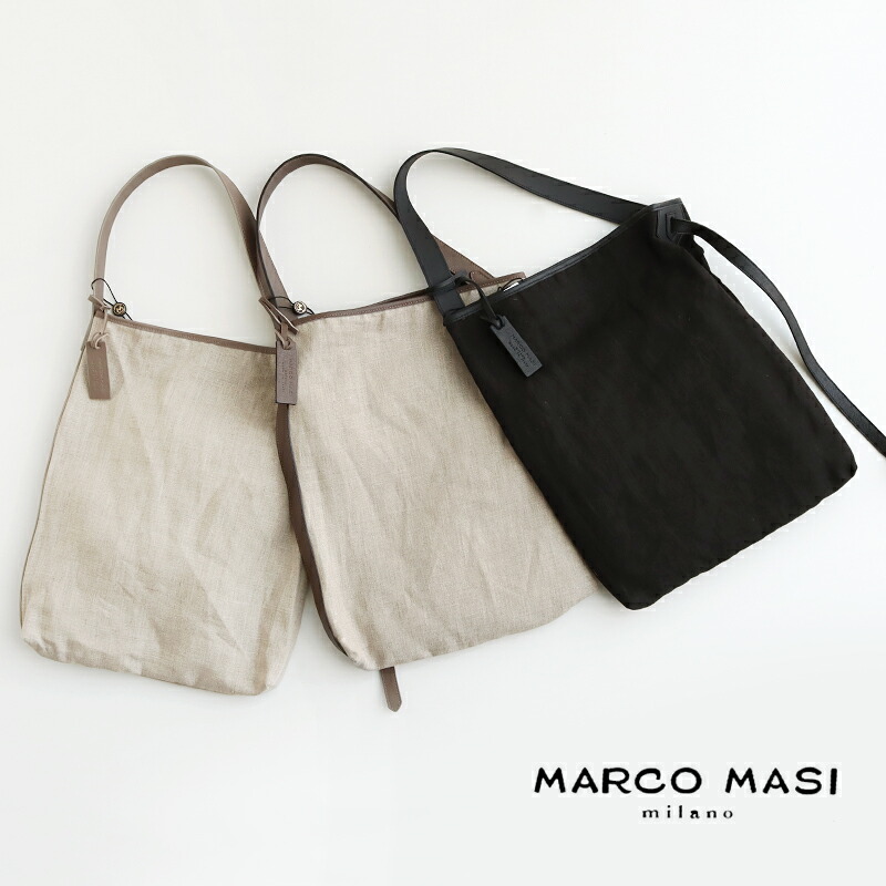 ＼Wonderland／【期間限定 10％OFF】MARCO MASI マルコマージ　リネントートバッグ 3617【RCP】2026SS 鞄