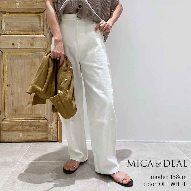 MICA\u0026DEAL マイカアンドディール product dyed baloon pt 軽気球ズボン下 0125203133【RCP】2025SS 綿織物 リネン