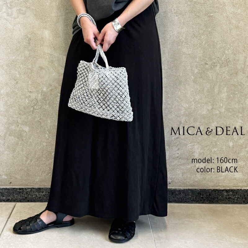 ＼MORE SALE／【30％OFF】MICA&DEAL マイカアンドディール　WASH VINTAGE SK ウォッシュヴィンテージスカート 0126202144【RCP】2026SS 接触冷感 ボトムス｜Mmn　エムエムエヌ