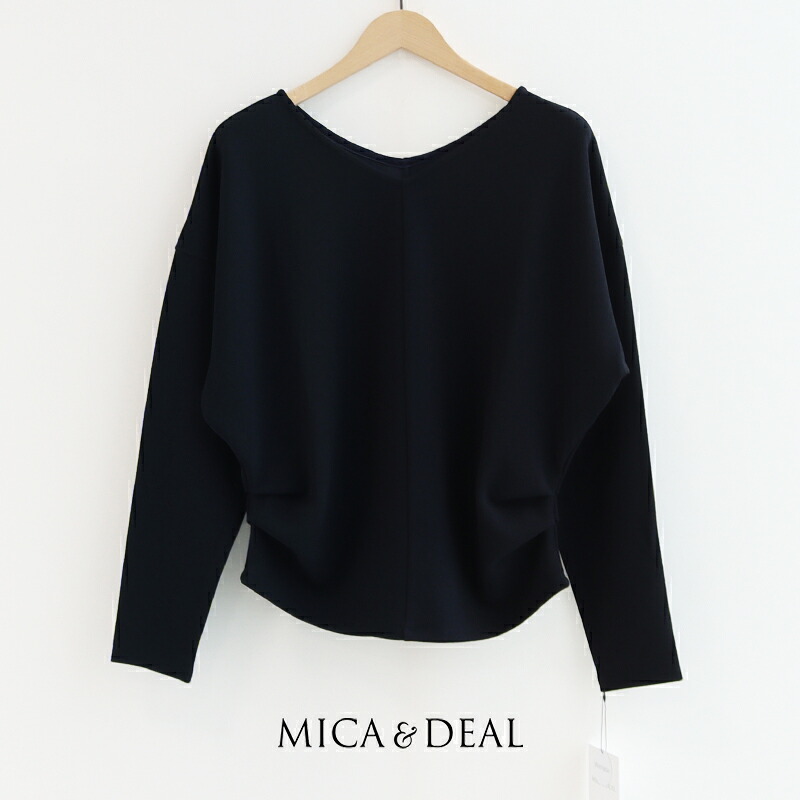 MICA\u0026DEAL×MMN【色つや別注】 マイカアンドディール georgette tuck pullover ジョーゼットタックプルオーバー 0126109002【RCP】2026SS トップス