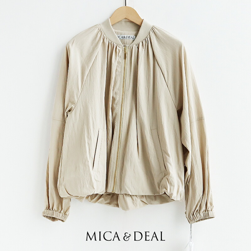 MICA\u0026DEAL マイカアンドディール HEM BALOON BZ ヘムバルーンブルゾン 0126106035【RCP】2026SS ライトアウター MA1ライク