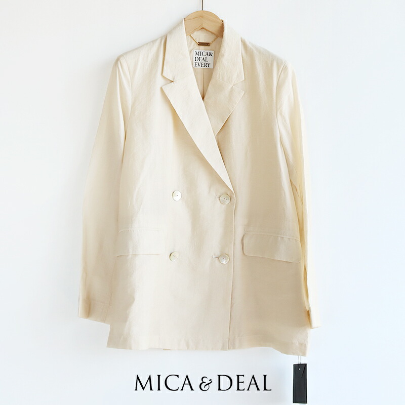 MICA\u0026DEAL マイカアンドディール SHEER DOUBLE JACKET シアーダブルジャケット 0126205122【RCP】2026SS トップス ライトアウター