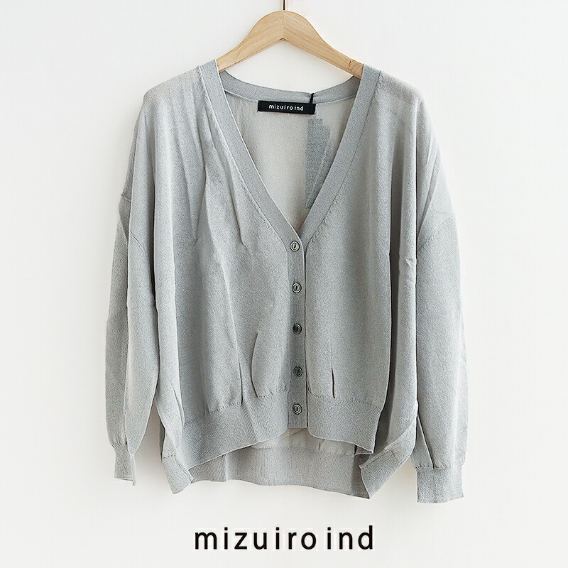 楽天市場】mizuiro ind ミズイロインド V neck wide C/D Vネックワイド