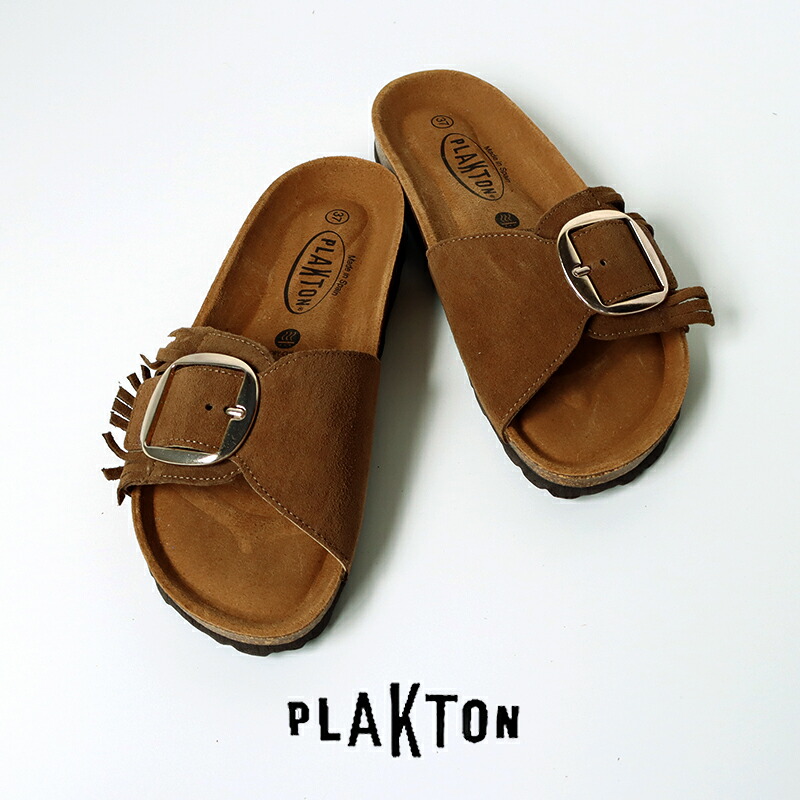 PLAKTON プラクトン フリンジバックルサンダル 186399【RCP】SS 靴 シューズ  サンダル
