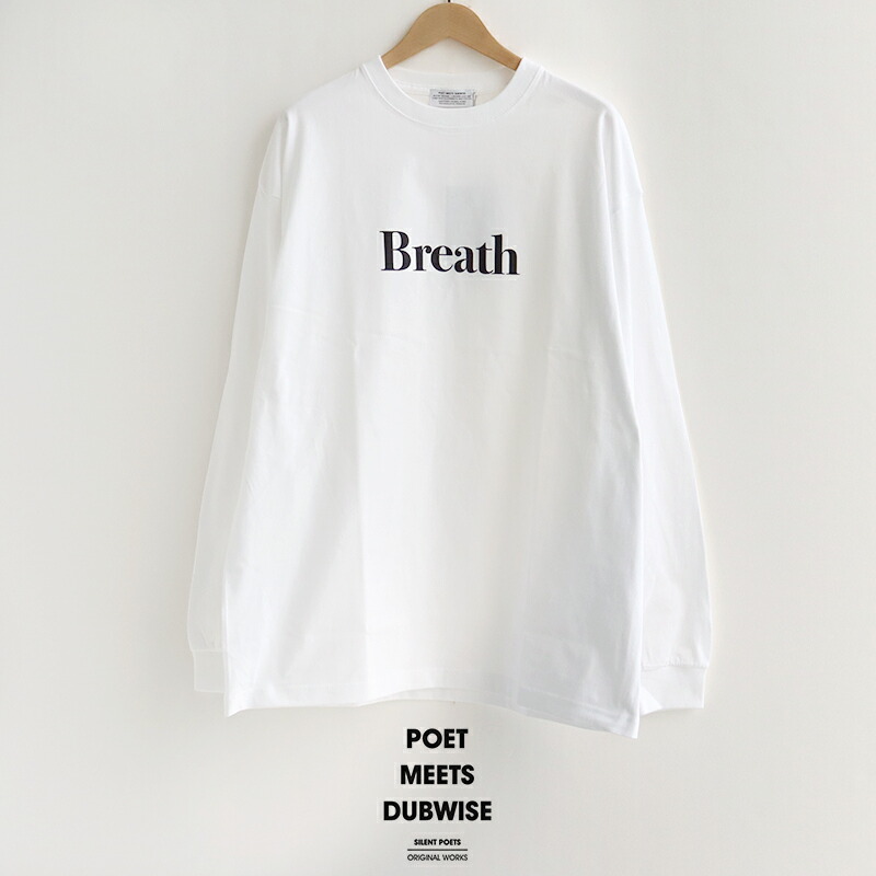 POET MEETS DUBWISE ポエットミーツダブワイズ  BREATH L/S T-Shirt ロゴロングスリーブプルオーバー BRELS-0659【RCP】2026SS トップス ロンT