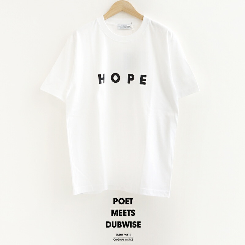 POET MEETS DUBWISE ポエットミーツダブワイズ  HOPE T-SHIRT HOPEロゴタイププルオーバー HOPTS-0656【RCP】2026SS トップス