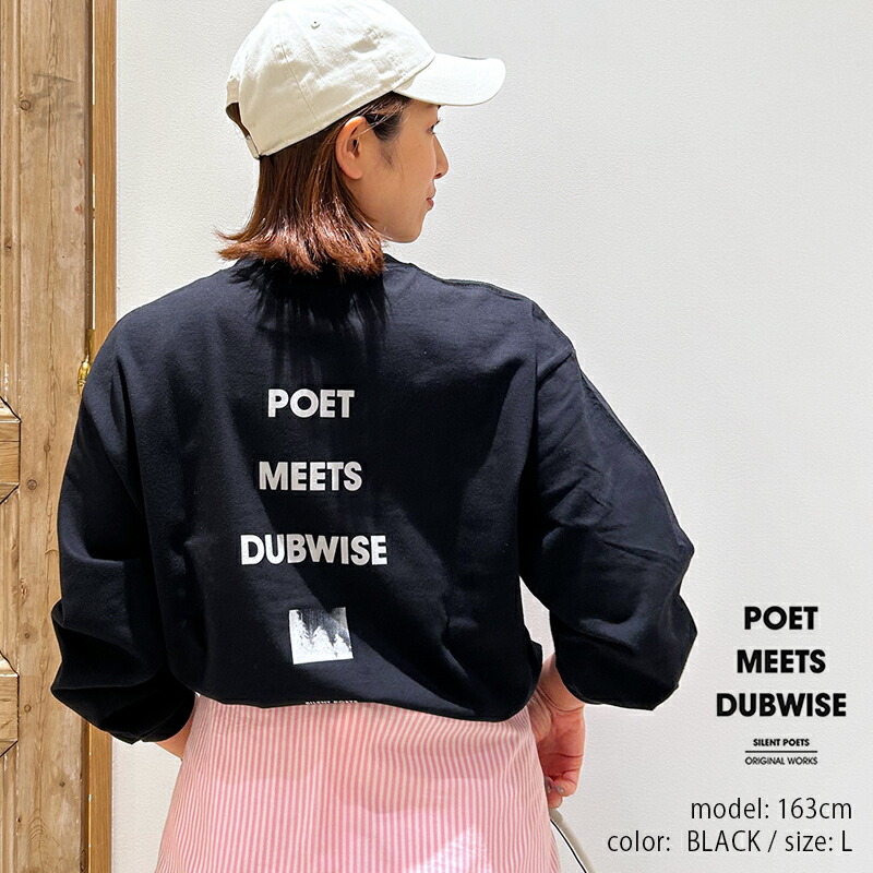 POET MEETS DUBWISE ポエットミーツダブワイズ  PMD LOGO L/S T-SHIRT PMDロゴロングスリーブティーシャツ PMDLS-0551【RCP】 2025SS カットソー ロンT 313d