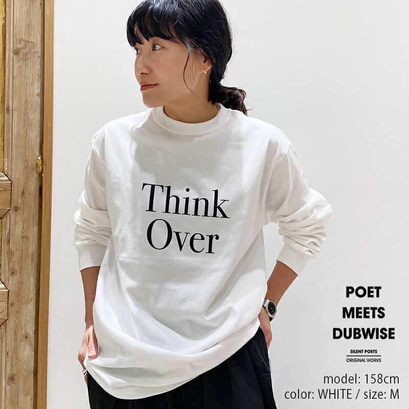 POET MEETS DUBWISE ポエットミーツダブワイズ  THINK OVER L/S T-SHIRT \
