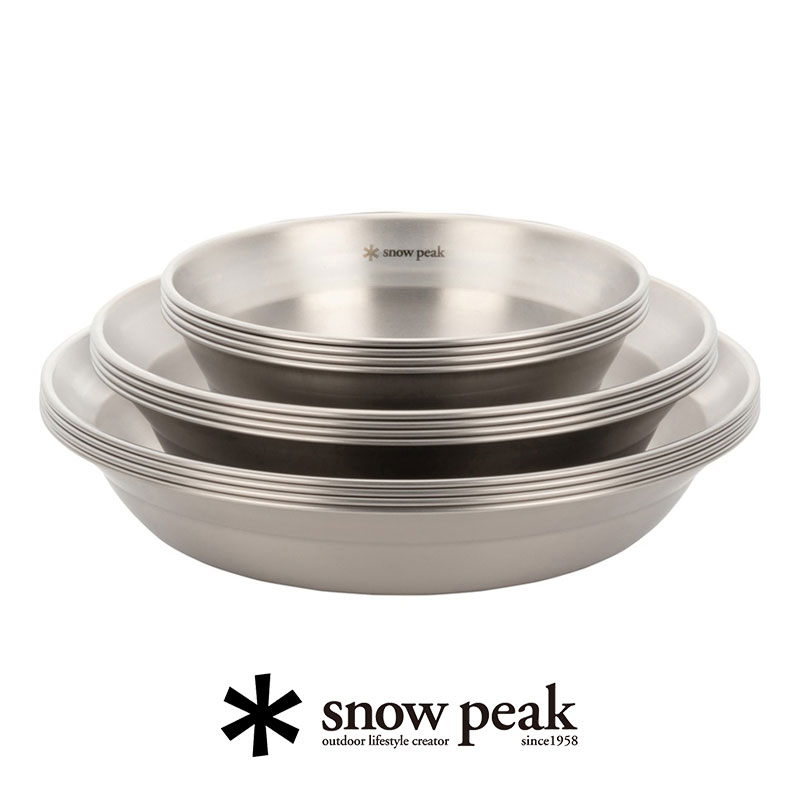 snow peak スノーピーク テーブルウェアーセット 大特価 ファミリー ステンレス TW-021Fテーブルウェア L 世界有名な