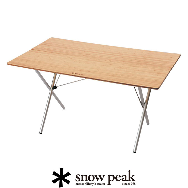 【未使用品】スノーピーク ワンアクションテーブル竹 LV-010T 竹を使用した製品の色変更に関するお知らせ | 製品に関する重要な
